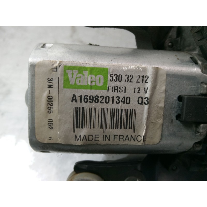 Recambio de motor limpia trasero para mercedes-benz clase a (w169) a 180 cdi (169.007, 169.307) referencia OEM IAM A1698201340 Q