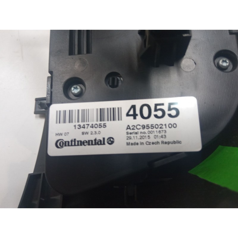 Recambio de mando climatizador para opel zafira tourer c (p12) 1.6 cdti (75) referencia OEM IAM A2C95502100  