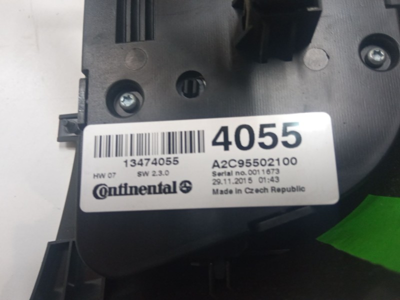 Recambio de mando climatizador para opel zafira tourer c (p12) 1.6 cdti (75) referencia OEM IAM A2C95502100  