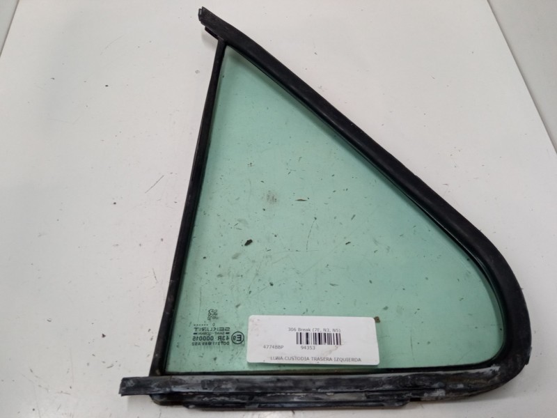 Recambio de luna custodia trasera izquierda para peugeot 306 break (7e, n3, n5) 2.0 hdi 90 referencia OEM IAM   