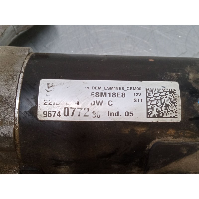 Recambio de motor arranque para peugeot 2008 i (cu_) 1.2 thp 110 / puretech 110 referencia OEM IAM 9674077280  