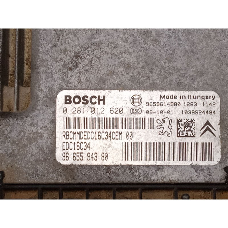 Recambio de centralita motor uce para citroën berlingo / berlingo first monospace (mf_, gjk_, gfk_) 1.6 hdi 75 (mf9hw, gj9hwc, g