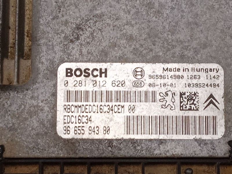 Recambio de centralita motor uce para citroën berlingo / berlingo first monospace (mf_, gjk_, gfk_) 1.6 hdi 75 (mf9hw, gj9hwc, g