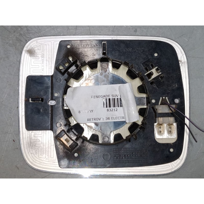 Recambio de cristal retrovisor derecho para jeep renegade suv (bu, b1, bv) 1.6 crd referencia OEM IAM   
