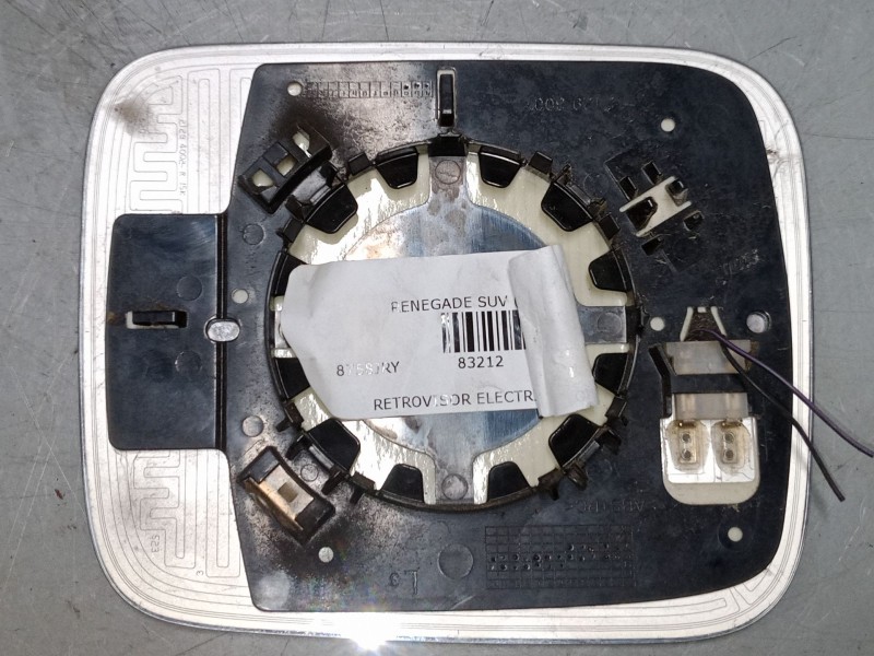 Recambio de cristal retrovisor derecho para jeep renegade suv (bu, b1, bv) 1.6 crd referencia OEM IAM   