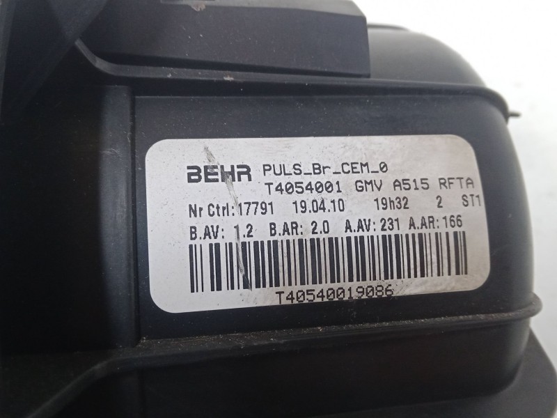 Recambio de motor calefaccion para citroën c3 ii (sc_) 1.4 referencia OEM IAM T4054001  