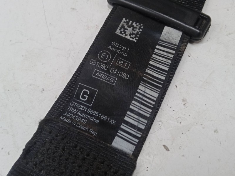 Recambio de cinturon seguridad delantero izquierdo para citroën c3 ii (sc_) 1.4 referencia OEM IAM   
