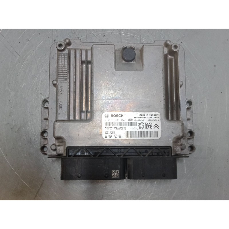 Recambio de centralita motor uce para peugeot 208 i (ca_, cc_) 1.6 hdi / bluehdi 75 referencia OEM IAM 9809478580 0281031043 EDC