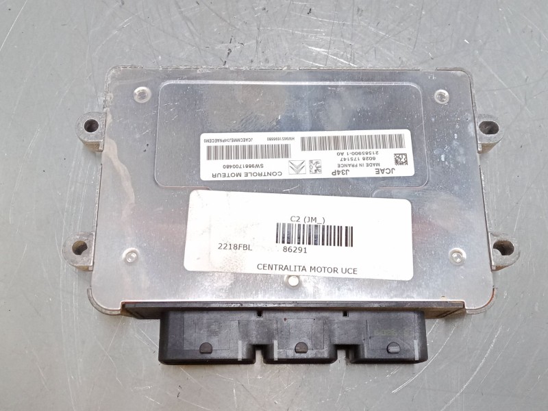Recambio de centralita motor uce para citroën c2 (jm_) 1.4 referencia OEM IAM   