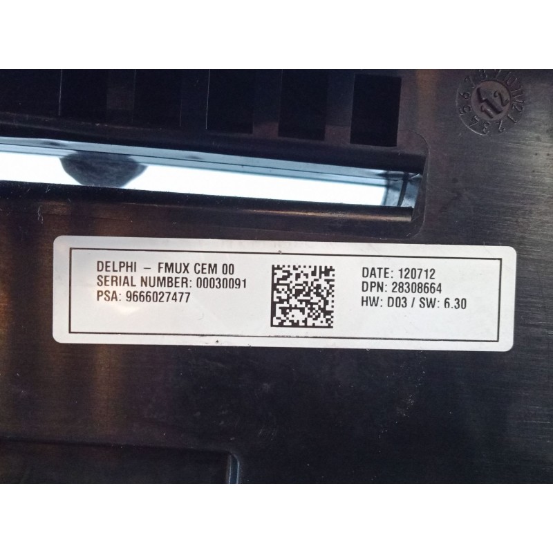 Recambio de mando climatizador para citroën c4 ii (nc_) 1.6 hdi 90 referencia OEM IAM 9666027477  