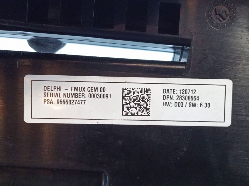 Recambio de mando climatizador para citroën c4 ii (nc_) 1.6 hdi 90 referencia OEM IAM 9666027477  