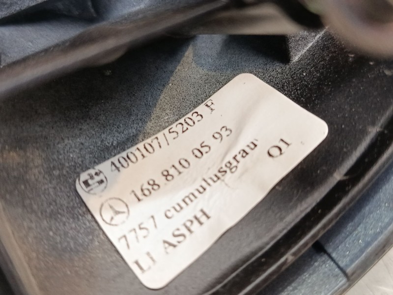Recambio de retrovisor electrico izquierdo para mercedes-benz clase a (w168) a 210 (168.035, 168.135) referencia OEM IAM 1688100