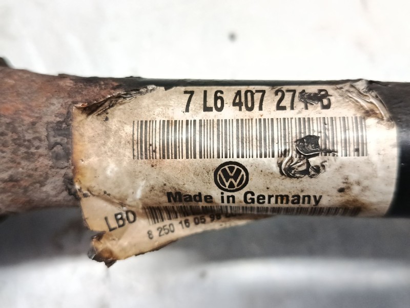 Recambio de transmision delantera derecha para volkswagen touareg (7la, 7l6, 7l7) 2.5 r5 tdi referencia OEM IAM   