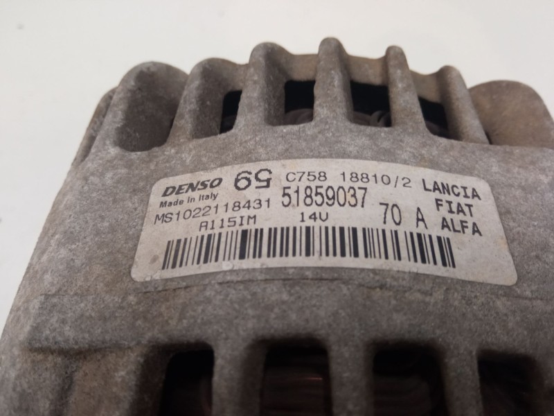 Recambio de alternador para fiat panda / panda classic (169_) 1.2 (169.axb11, 169.axb1a) referencia OEM IAM 51859037  