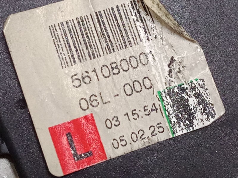 Recambio de cinturon seguridad delantero izquierdo para skoda superb i (3u4) 1.9 tdi referencia OEM IAM 561080001  