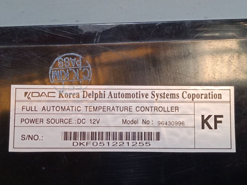 Recambio de mando climatizador para chevrolet lacetti (j200) 1.6 referencia OEM IAM 96430996  