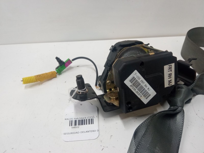 Recambio de cinturon seguridad delantero derecho para chevrolet aveo / kalos hatchback (t250, t255) 1.2 referencia OEM IAM   