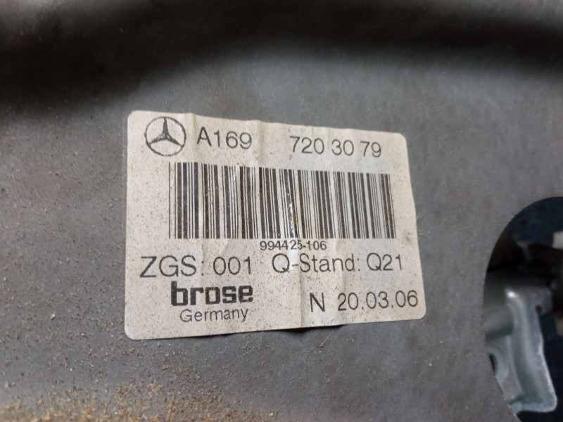 Recambio de elevalunas electrico delantero derecho para mercedes-benz clase b sports tourer (w245) b 200 cdi (245.208) referenci