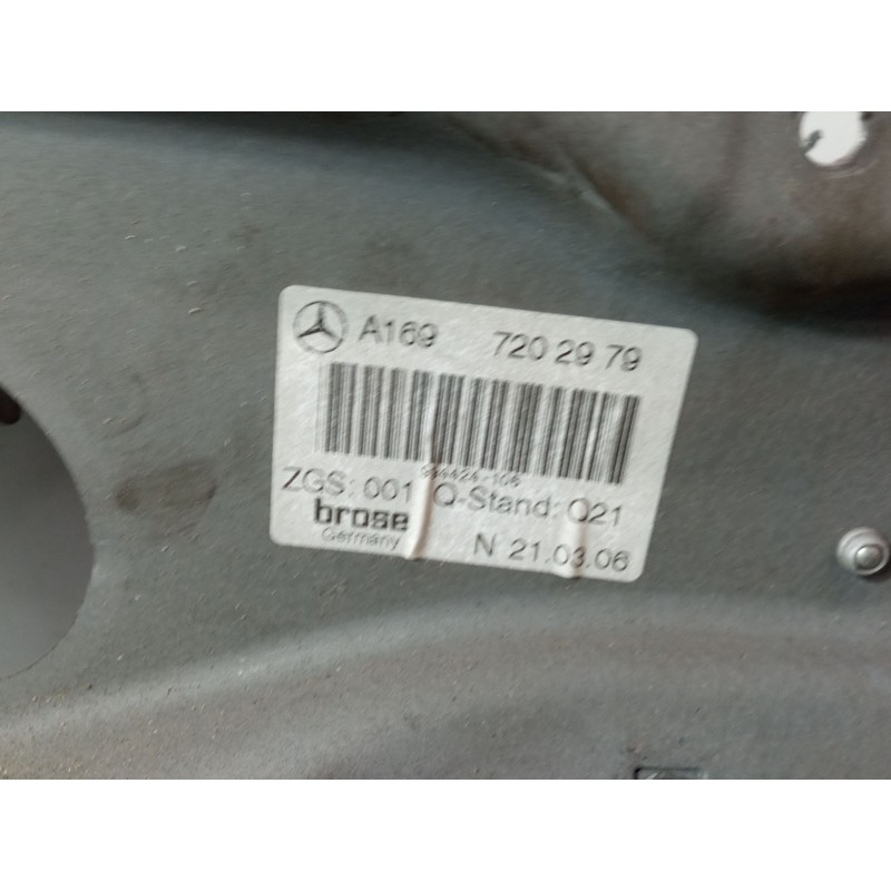 Recambio de elevalunas electrico delantero izquierdo para mercedes-benz clase b sports tourer (w245) b 200 cdi (245.208) referen