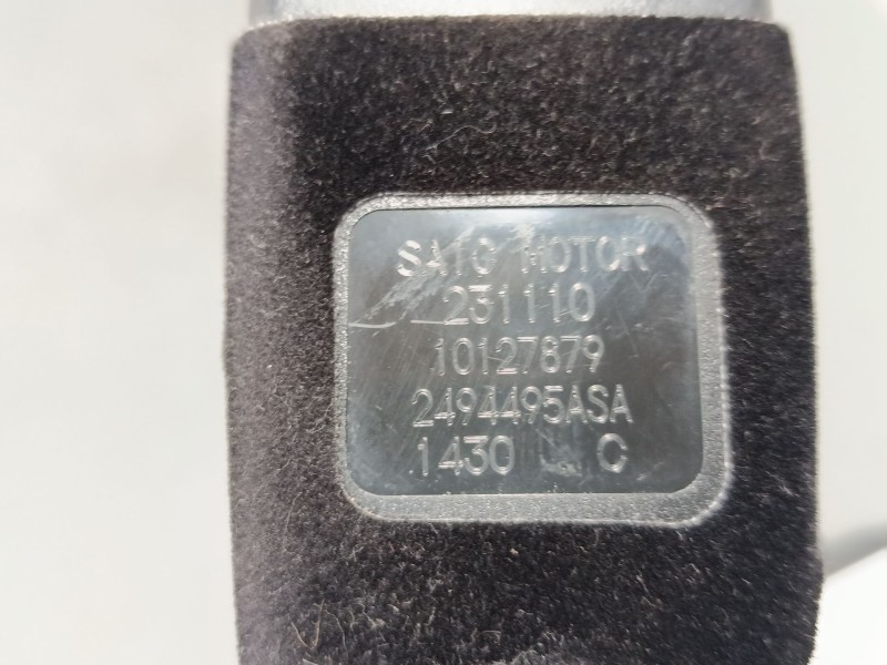 Recambio de anclaje cinturon delantero izquierdo para mg zs suv (azs1) 1.0 t-gdi referencia OEM IAM   