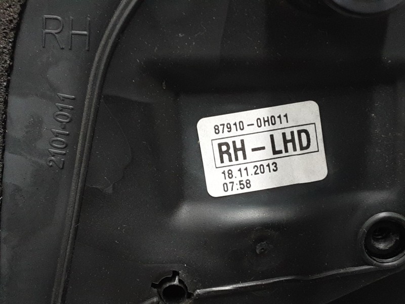 Recambio de retrovisor derecho para toyota aygo (_b1_) 1.0 (kgb10_) referencia OEM IAM 879100H011  