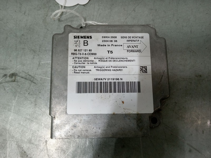 Recambio de centralita airbag para peugeot 307 (3a/c) 1.4 16v referencia OEM IAM 9652712180 5WK42908 