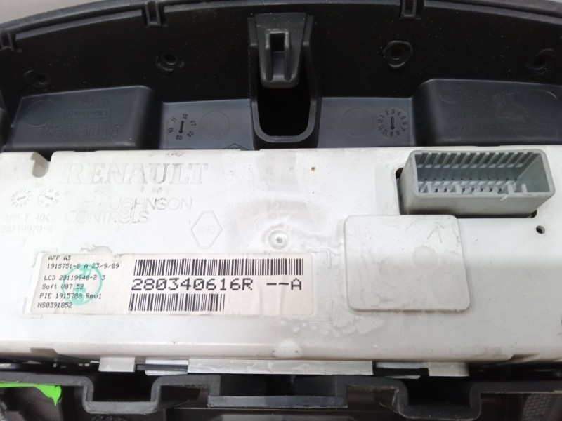 Recambio de pantalla interior reloj para renault megane iii grandtour (kz0/1) 1.5 dci (kz1m, kz1w, kz0r) referencia OEM IAM 2803