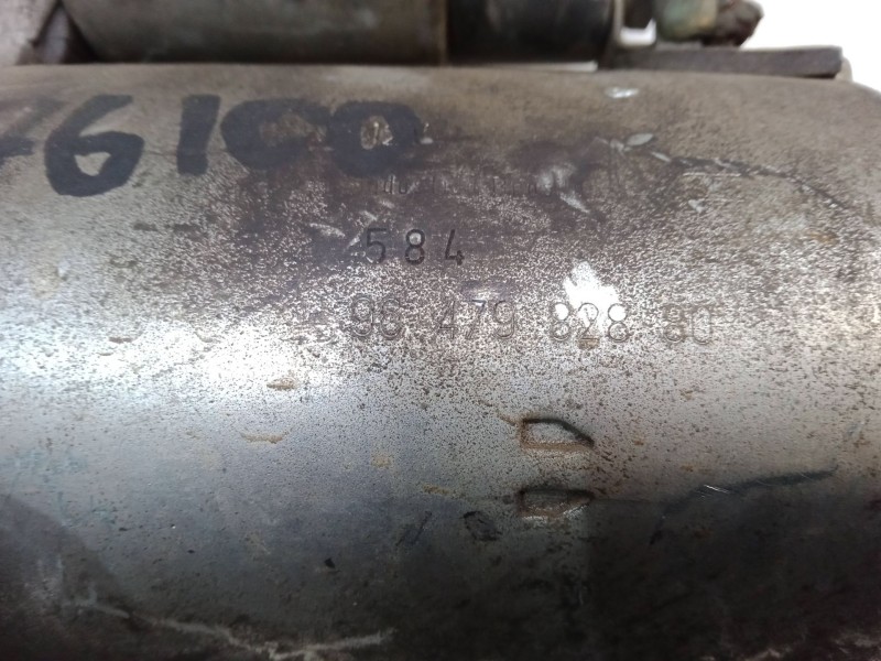 Recambio de motor arranque para peugeot 206 hatchback (2a/c) 1.4 i referencia OEM IAM 9647982880  