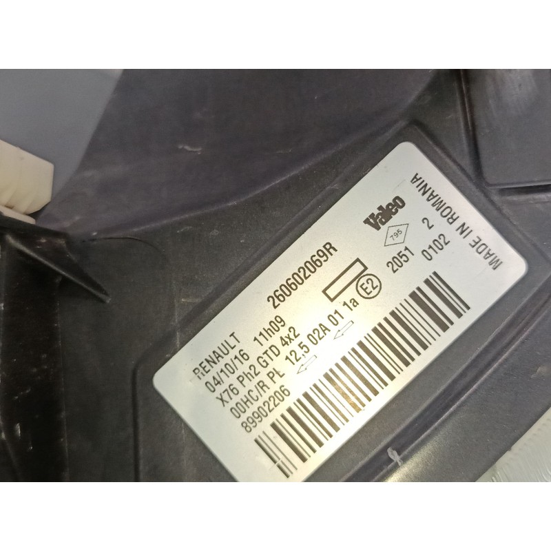 Recambio de faro izquierdo para renault kangoo express (fc0/1_) 1.2 16v (fc05, fc0w, fc1d, fc1p, fc1k, fc0t) referencia OEM IAM 