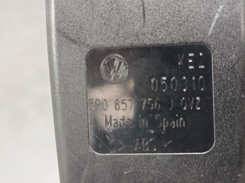 Recambio de anclaje cinturon delantero derecho para seat altea xl (5p5, 5p8) 1.4 tsi referencia OEM IAM   