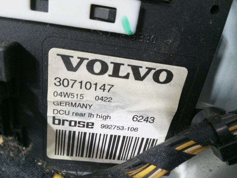 Recambio de elevalunas electrico trasero izquierdo para volvo v50 (545) 1.6 d referencia OEM IAM   