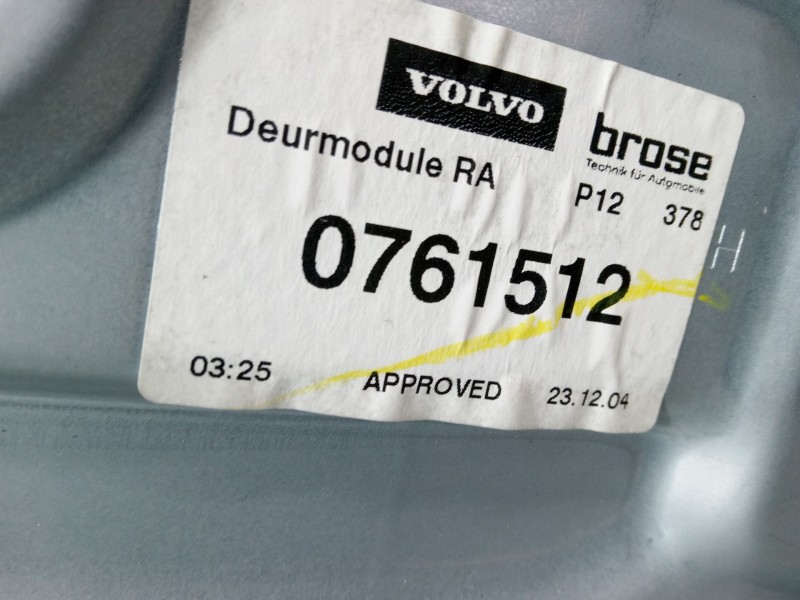 Recambio de elevalunas electrico trasero derecho para volvo v50 (545) 1.6 d referencia OEM IAM   