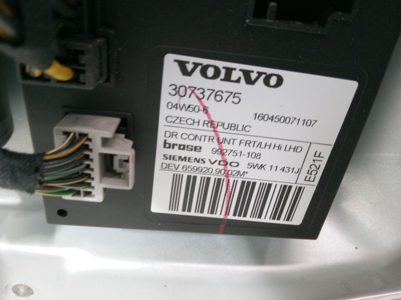 Recambio de elevalunas electrico delantero izquierdo para volvo v50 (545) 1.6 d referencia OEM IAM   