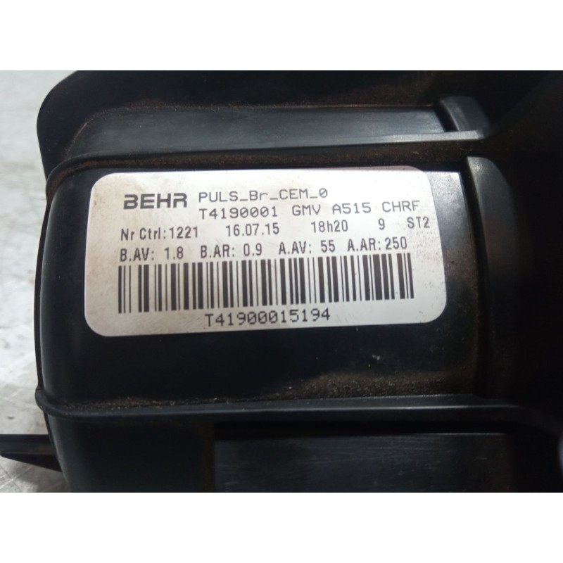 Recambio de motor calefaccion para citroën c3 ii (sc_) 1.0 vti 68 referencia OEM IAM   