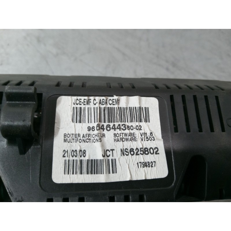 Recambio de pantalla interior reloj para citroën c4 coupé (la_) 1.6 hdi referencia OEM IAM   