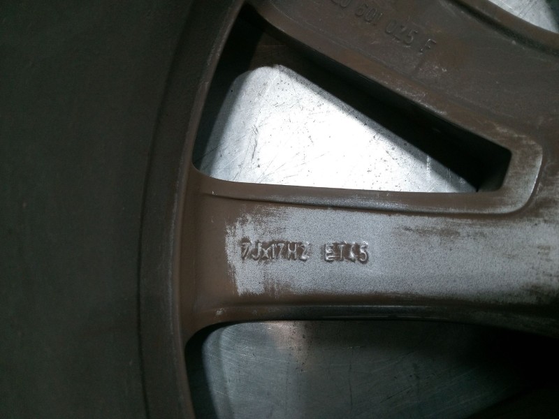 Recambio de llanta aluminio 17´´ para skoda yeti (5l) 2.0 tdi referencia OEM IAM   