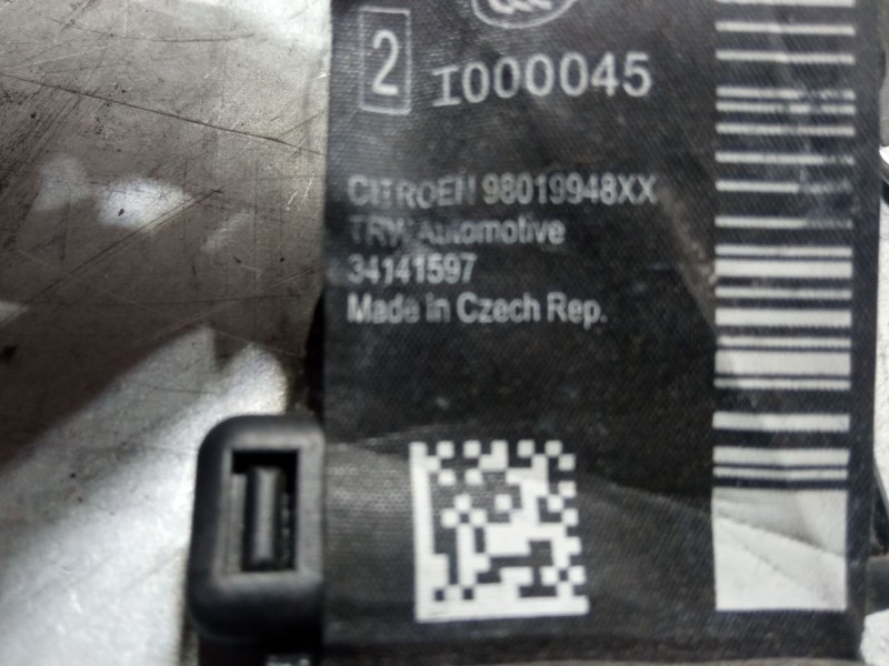 Recambio de cinturon seguridad trasero izquierdo para citroën c3 ii (sc_) 1.0 vti 68 referencia OEM IAM   