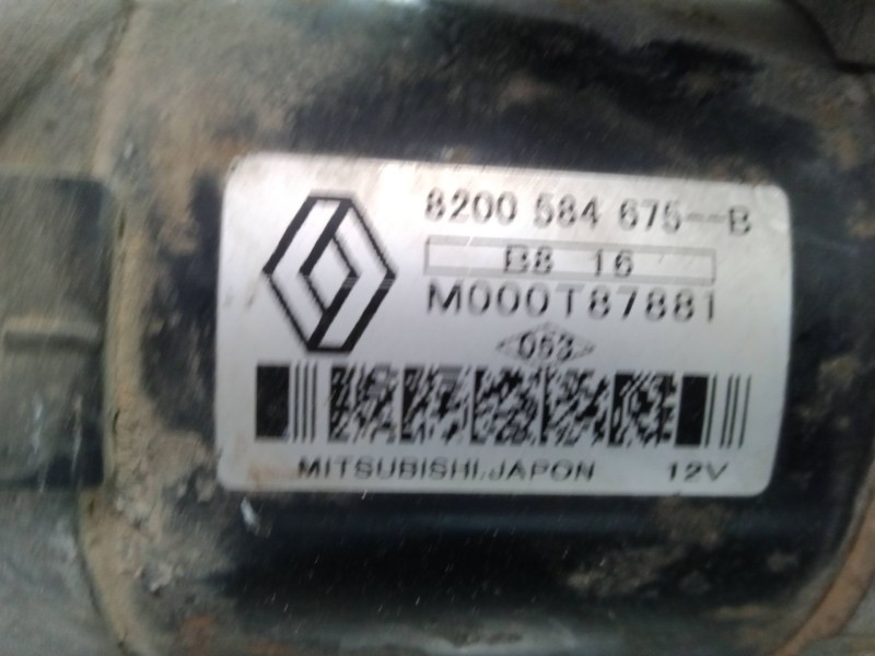 Recambio de motor arranque para renault clio iii (br0/1, cr0/1) 1.5 dci (c/br0g, c/br1g) referencia OEM IAM 8200584675B  