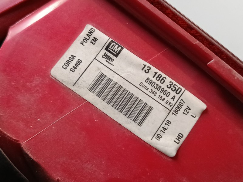 Recambio de piloto trasero izquierdo para opel corsa d (s07) 1.2 (l08, l68) referencia OEM IAM   