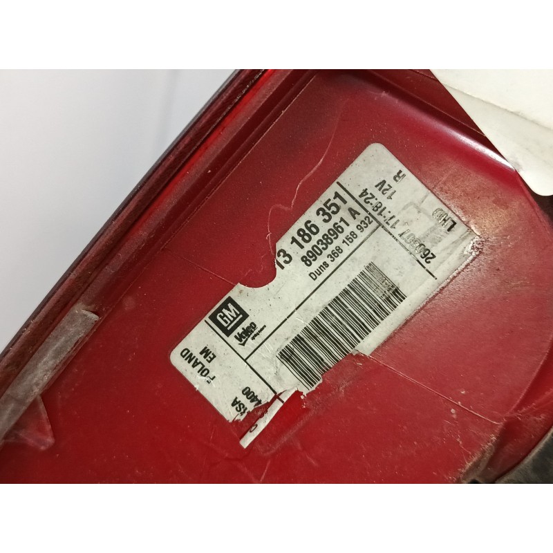 Recambio de piloto trasero derecho para opel corsa d (s07) 1.2 (l08, l68) referencia OEM IAM   