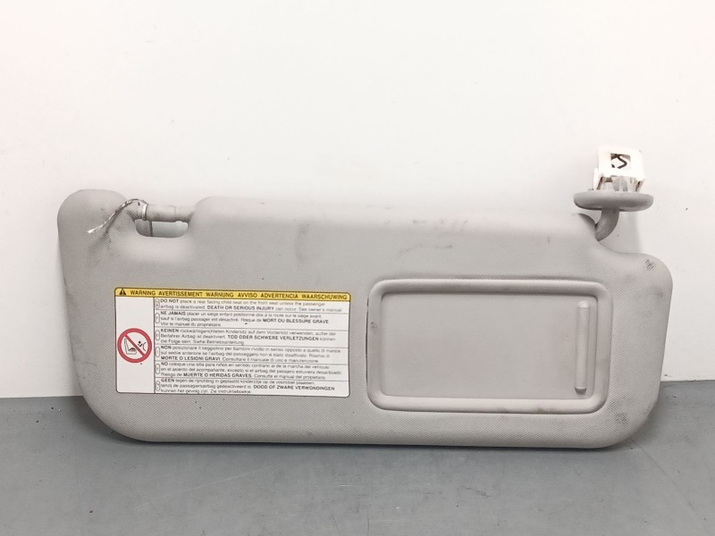 Recambio de parasol derecho para toyota auris (_e15_) 2.0 d-4d (ade150_) referencia OEM IAM   