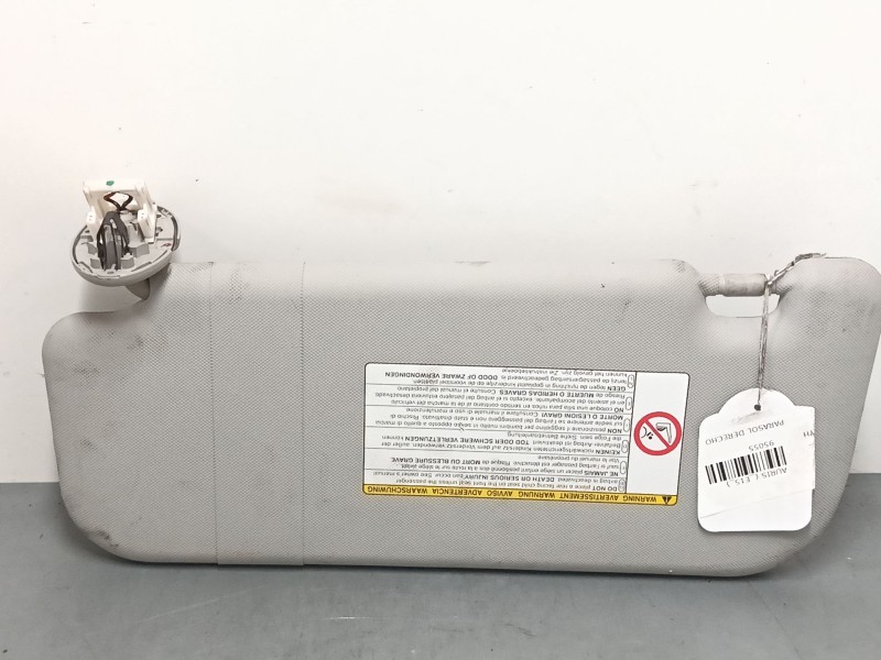 Recambio de parasol derecho para toyota auris (_e15_) 2.0 d-4d (ade150_) referencia OEM IAM   