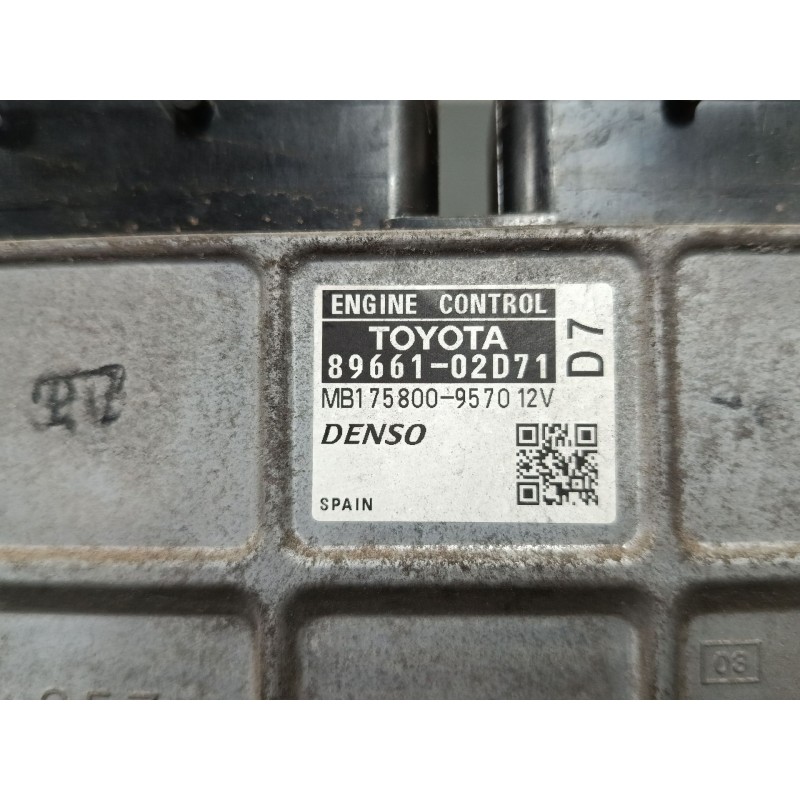 Recambio de centralita motor uce para toyota auris (_e15_) 2.2 d (ade157_, ade151_) referencia OEM IAM 8966102D71 MB1758009570 