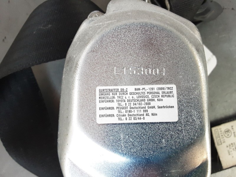 Recambio de cinturon seguridad delantero derecho para citroën c1 (pm_, pn_) 1.0 referencia OEM IAM   