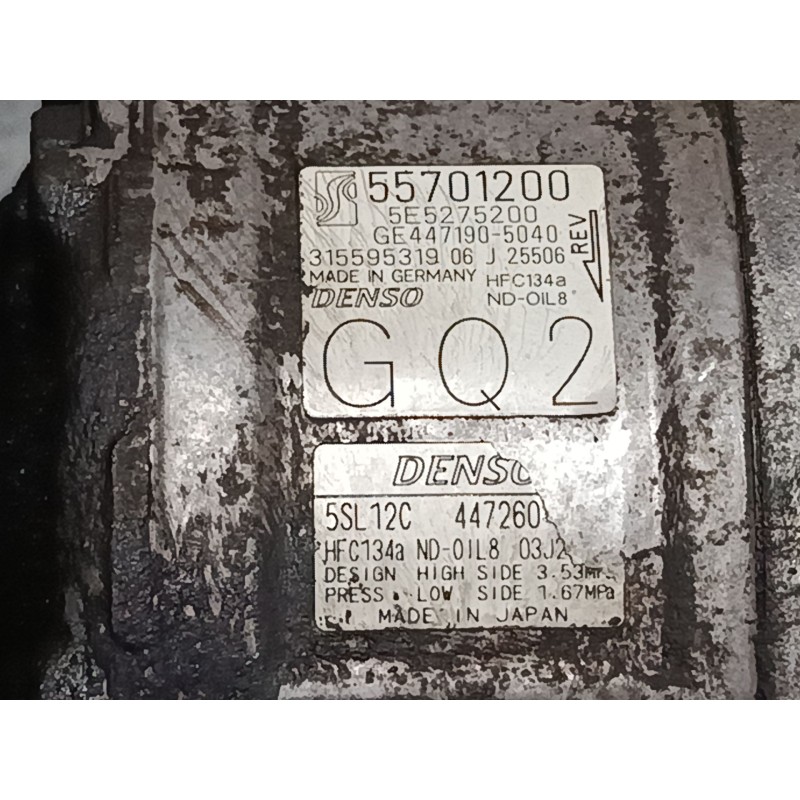 Recambio de compresor a/a para opel corsa d (s07) 1.2 (l08, l68) referencia OEM IAM 55701200  