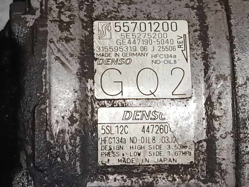 Recambio de compresor a/a para opel corsa d (s07) 1.2 (l08, l68) referencia OEM IAM 55701200  