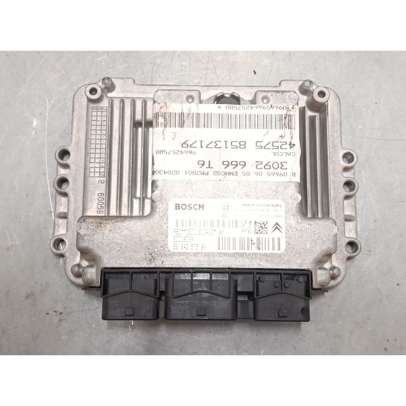 Recambio de centralita motor uce para peugeot 307 break (3e) 1.6 hdi 110 referencia OEM IAM 9664257580  