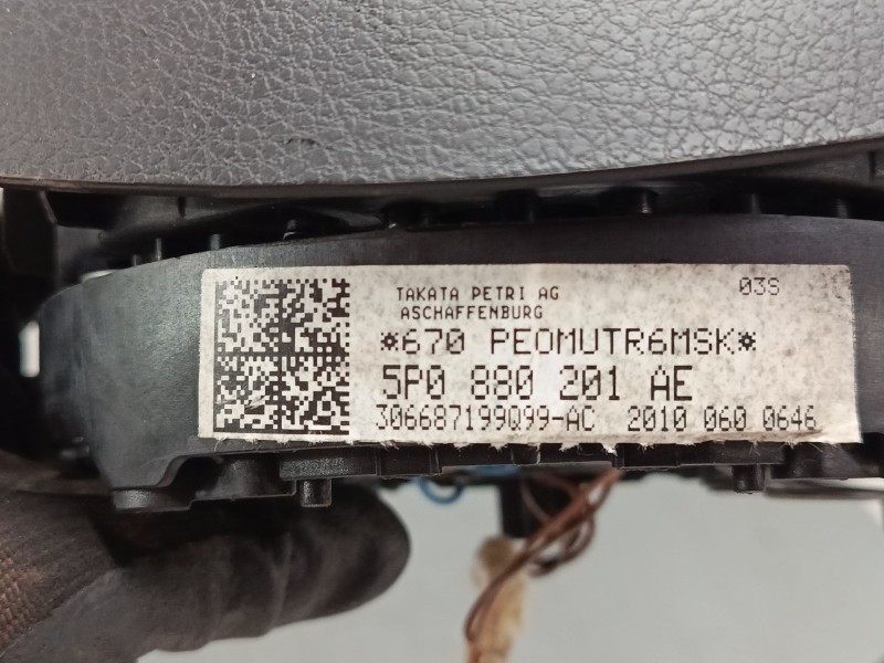 Recambio de airbag volante para seat altea xl (5p5, 5p8) 1.4 tsi referencia OEM IAM 5P0880201AE  