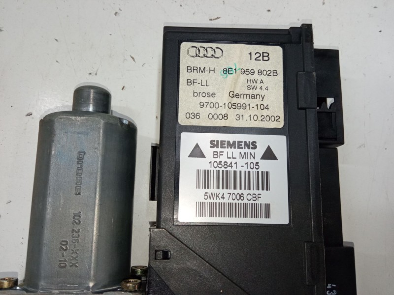 Recambio de motor elevaluna delantero derecho para audi a4 b6 avant (8e5) 1.9 tdi referencia OEM IAM 8E1 959 802B 9700105991104 