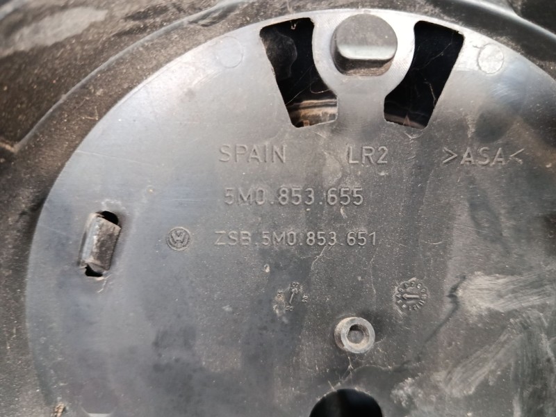 Recambio de rejillas capo para volkswagen golf plus v (5m1, 521) 1.9 tdi referencia OEM IAM 5N0853655  